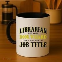 Book Wizard Librarian Coffee Mug thumb 4