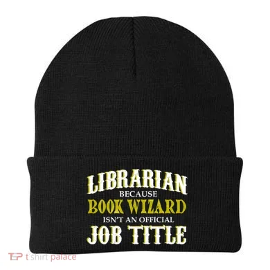 Book Wizard Librarian Beanie