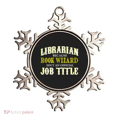 Book Wizard Librarian Ornament