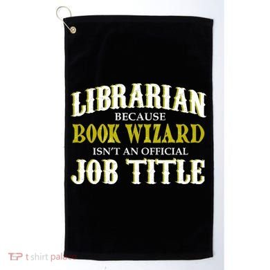 Book Wizard Librarian Golf Towel