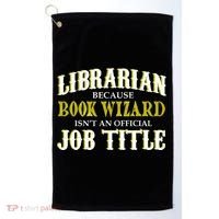 Book Wizard Librarian Golf Towel thumb 0