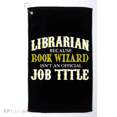 Book Wizard Librarian Golf Towel