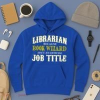 Book Wizard Librarian Hoodie thumb 3