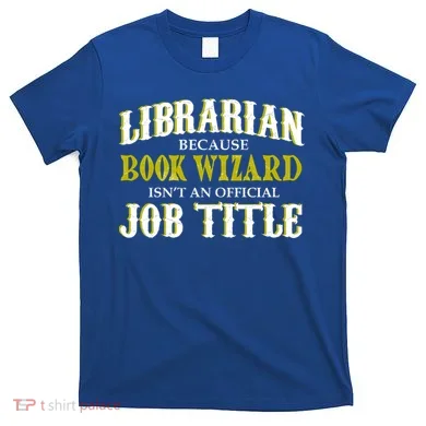 Book Wizard Librarian T-Shirt