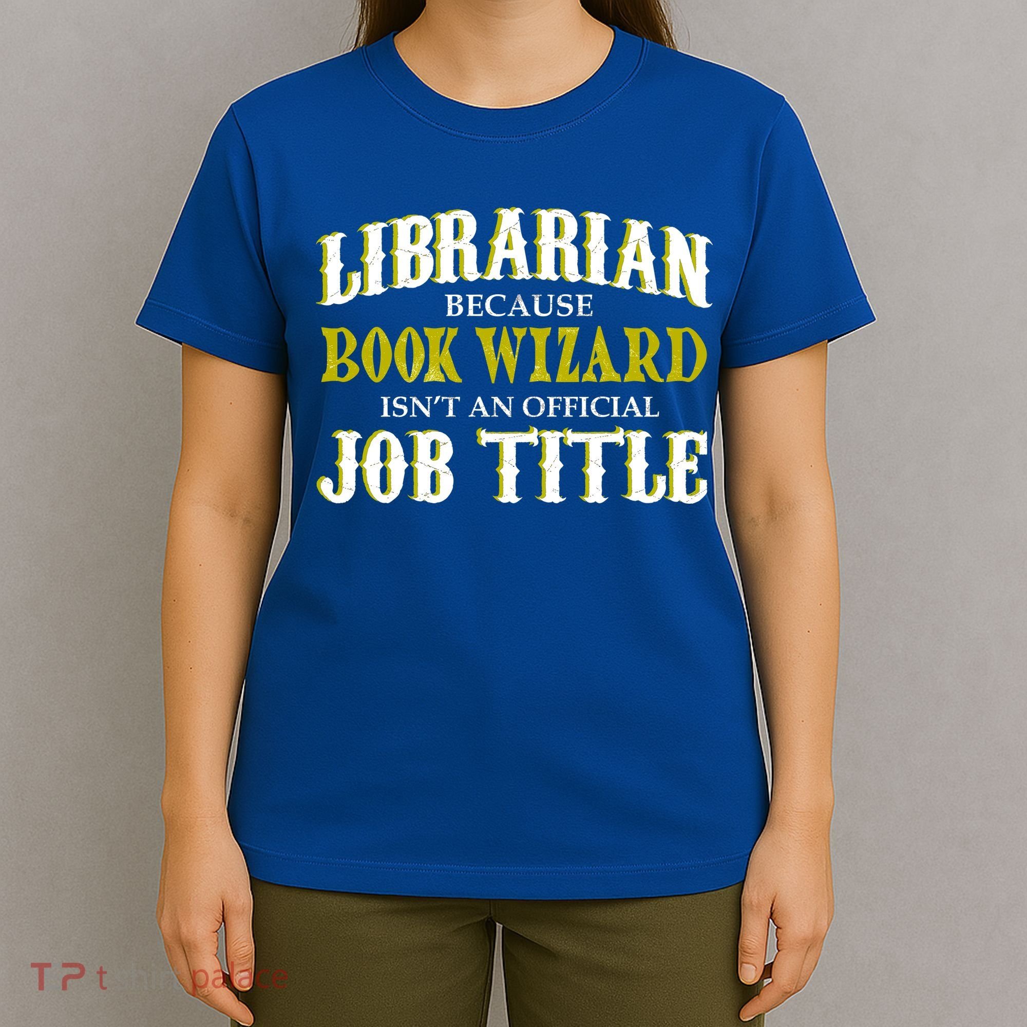 Book Wizard Librarian T-Shirt