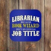 Book Wizard Librarian Coaster thumb 0
