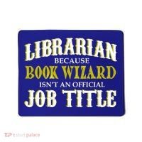 Book Wizard Librarian Mousepad thumb 0