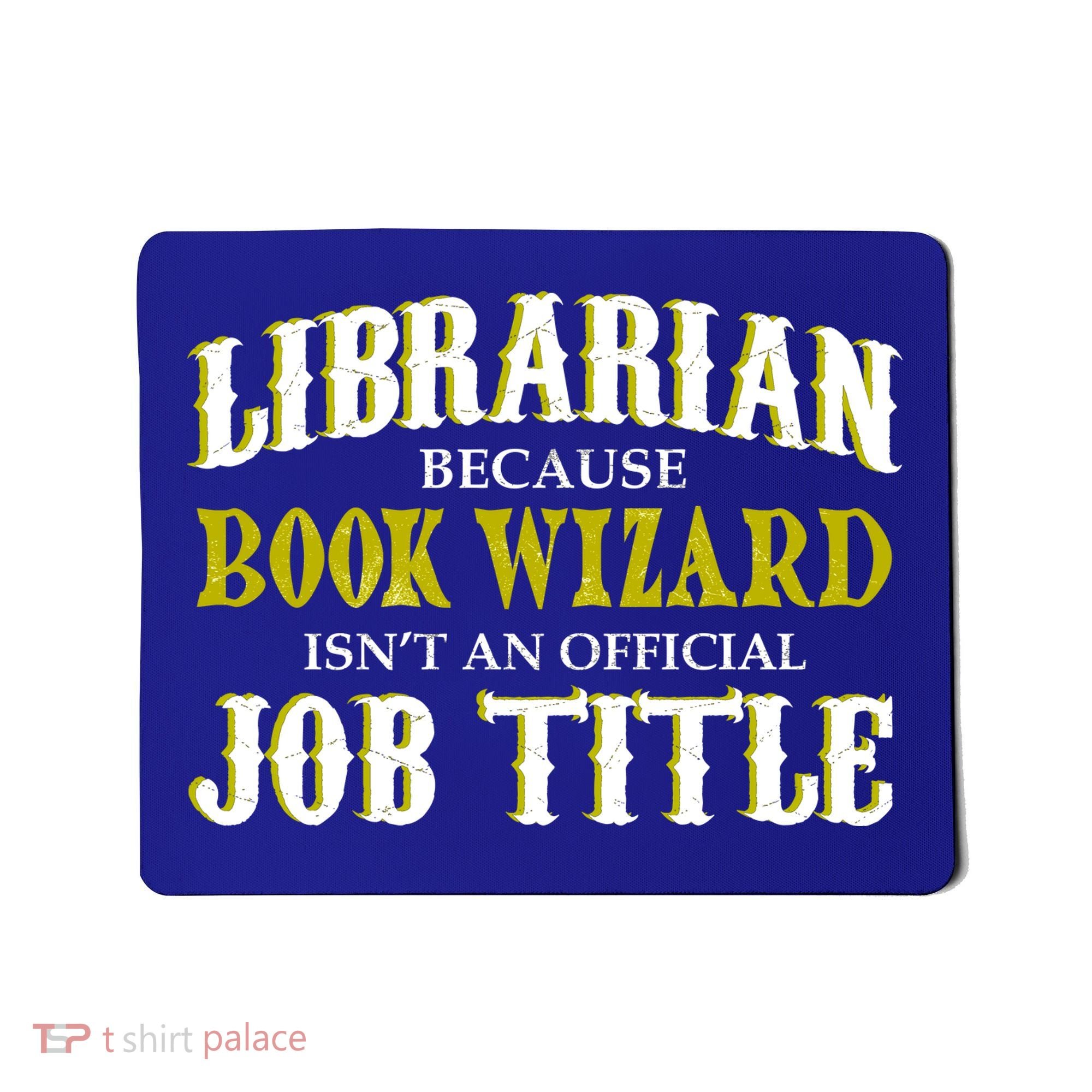 Book Wizard Librarian Mousepad