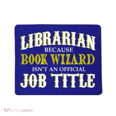 Book Wizard Librarian Mousepad