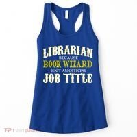 Book Wizard Librarian Women's Tank Top thumb 0