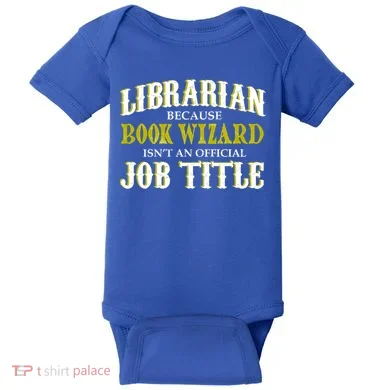 Book Wizard Librarian Baby Bodysuit