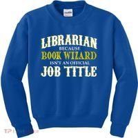 Book Wizard Librarian Kids Sweatshirt thumb 0
