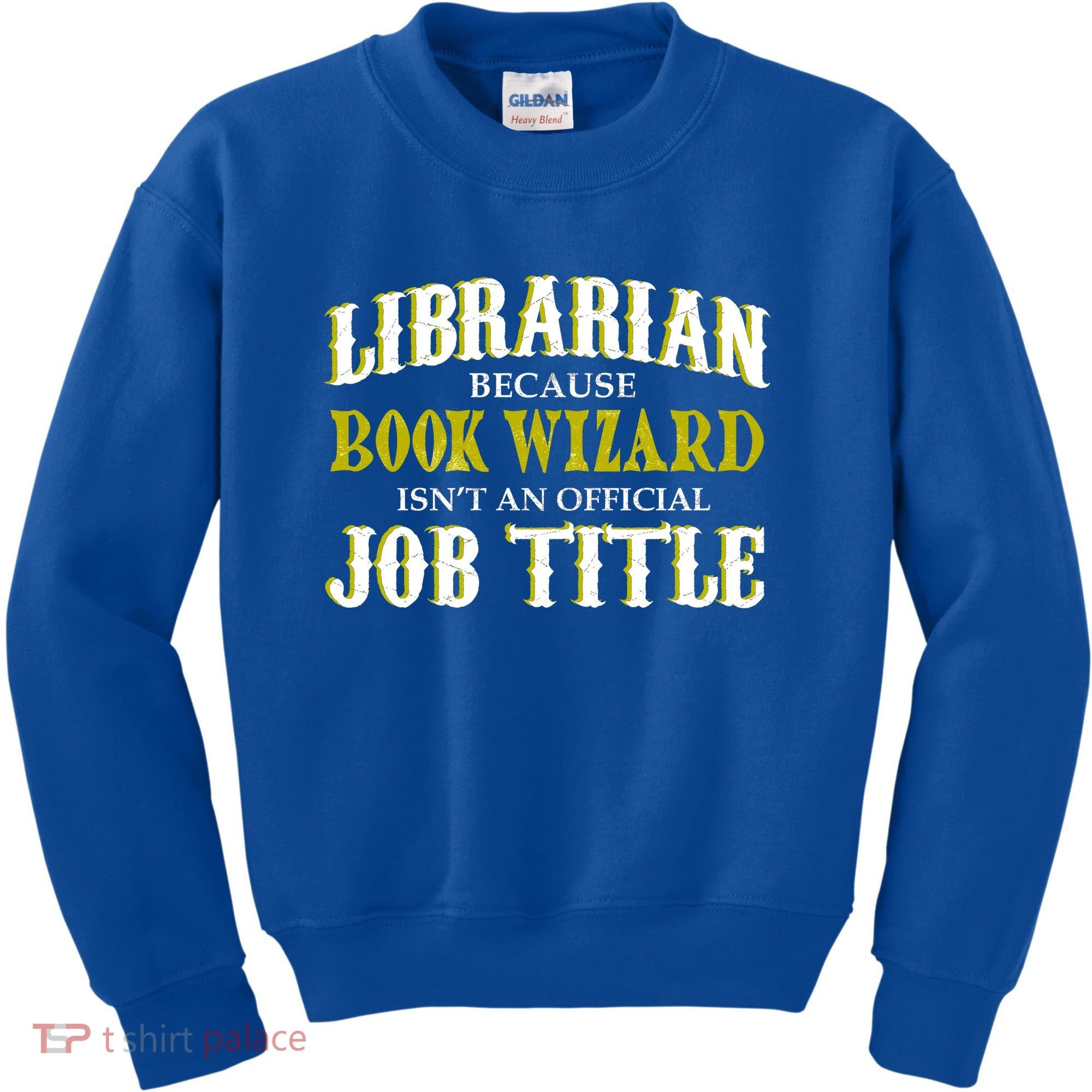 Book Wizard Librarian Kids Sweatshirt