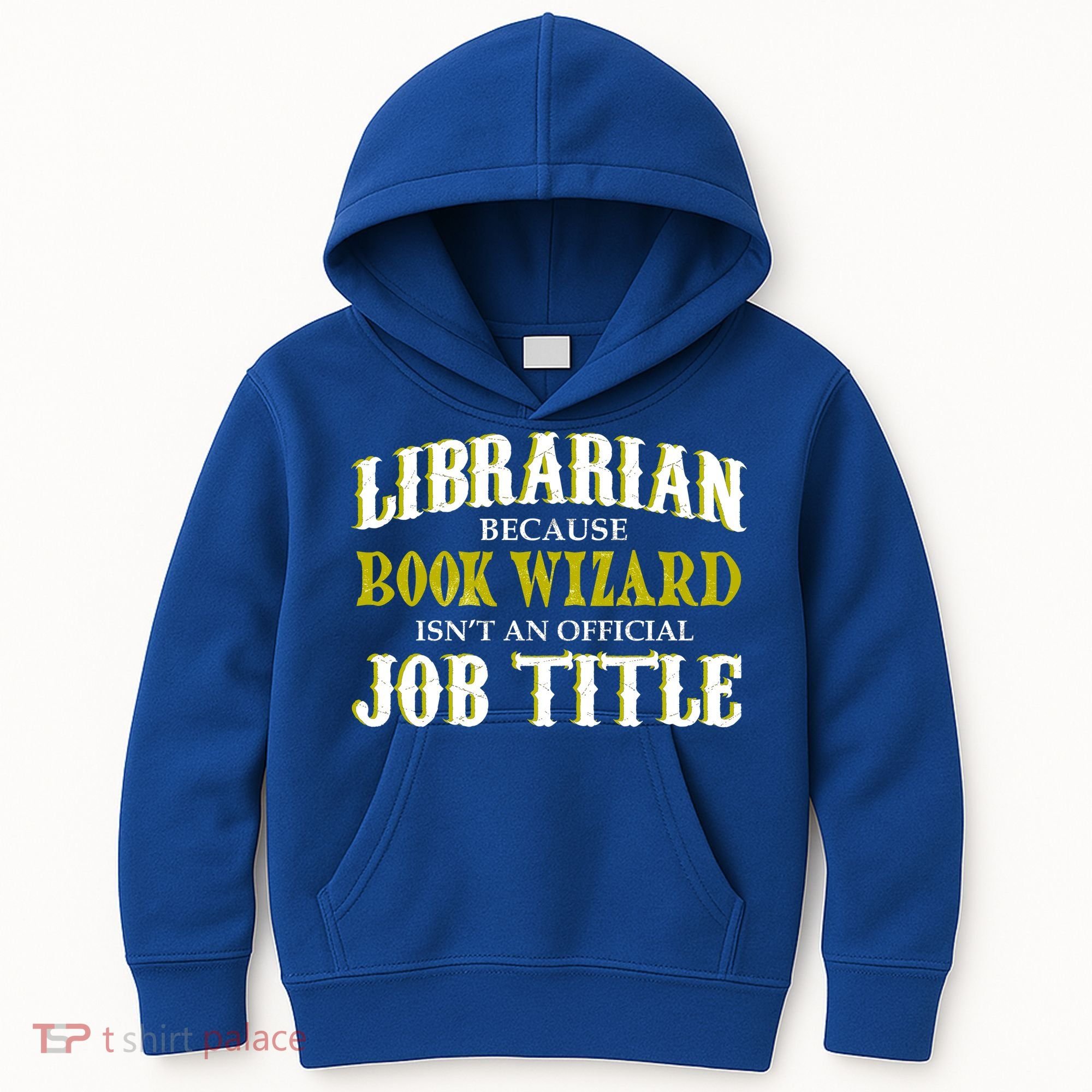 Book Wizard Librarian Kids Hoodie