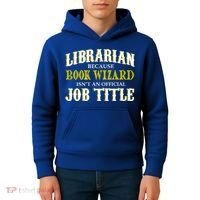 Book Wizard Librarian Kids Hoodie thumb 4