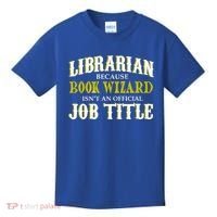 Book Wizard Librarian Kids T-Shirt thumb 0