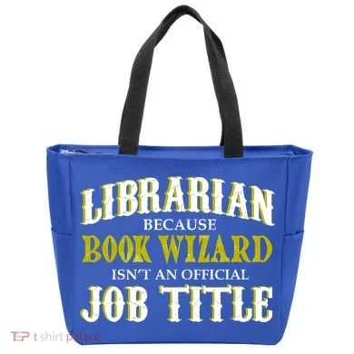 Book Wizard Librarian Tote Bag