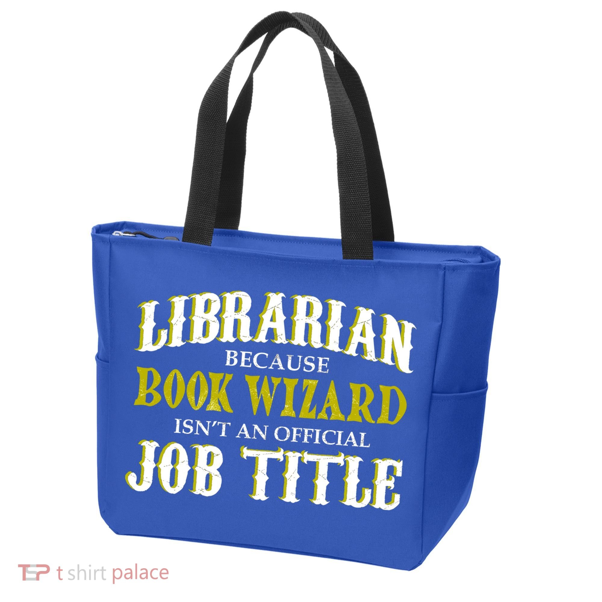 Book Wizard Librarian Tote Bag