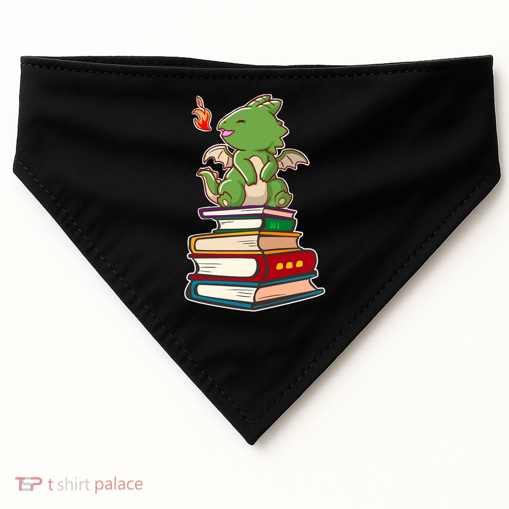 Book-Wrym Kawii Dragon USA-Made Doggie Bandana