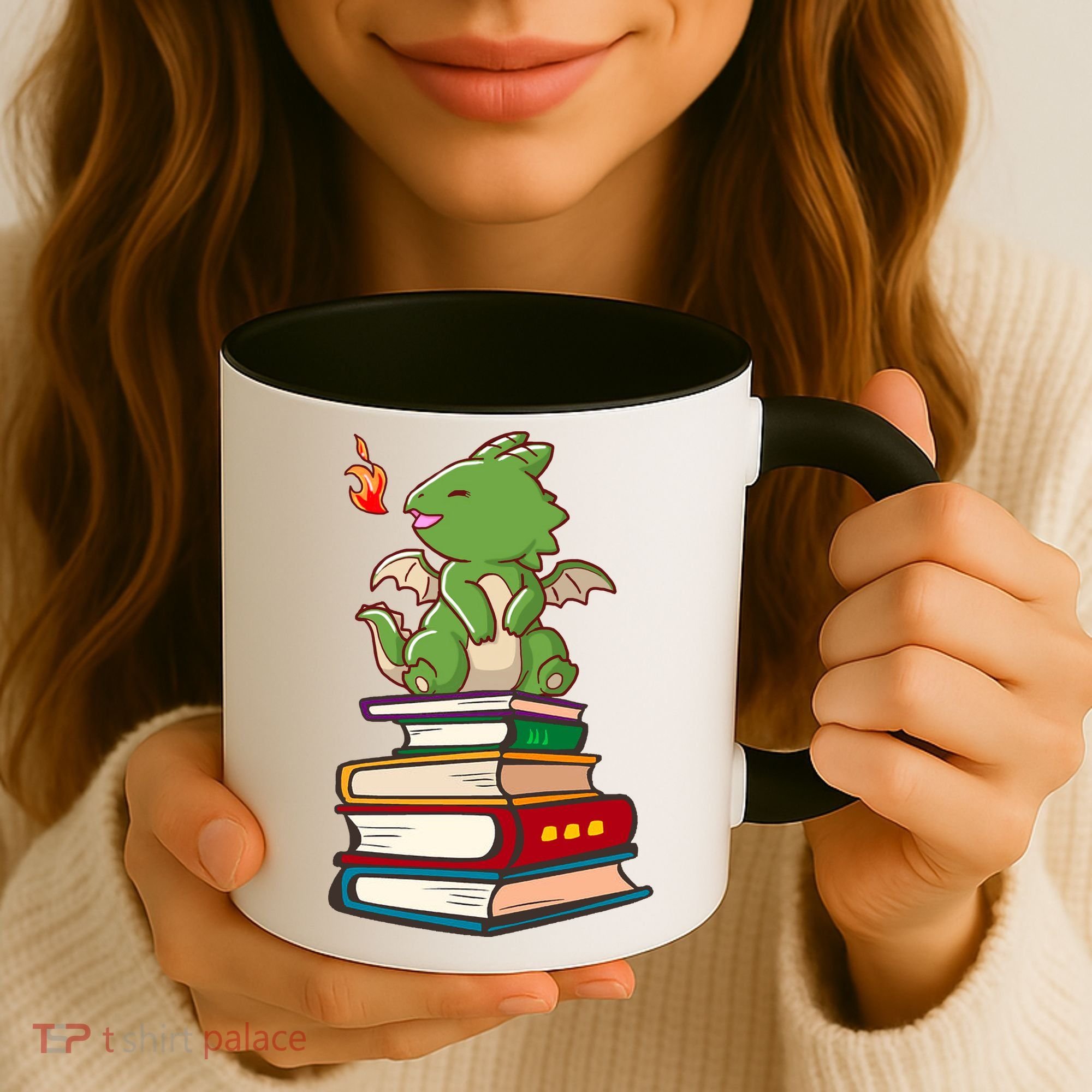 Book-Wrym Kawii Dragon Coffee Mug