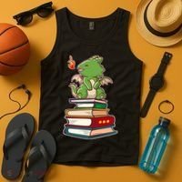 Book-Wrym Kawii Dragon Tank Top thumb 4