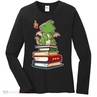 Book-Wrym Kawii Dragon Women's Long Sleeve Shirt