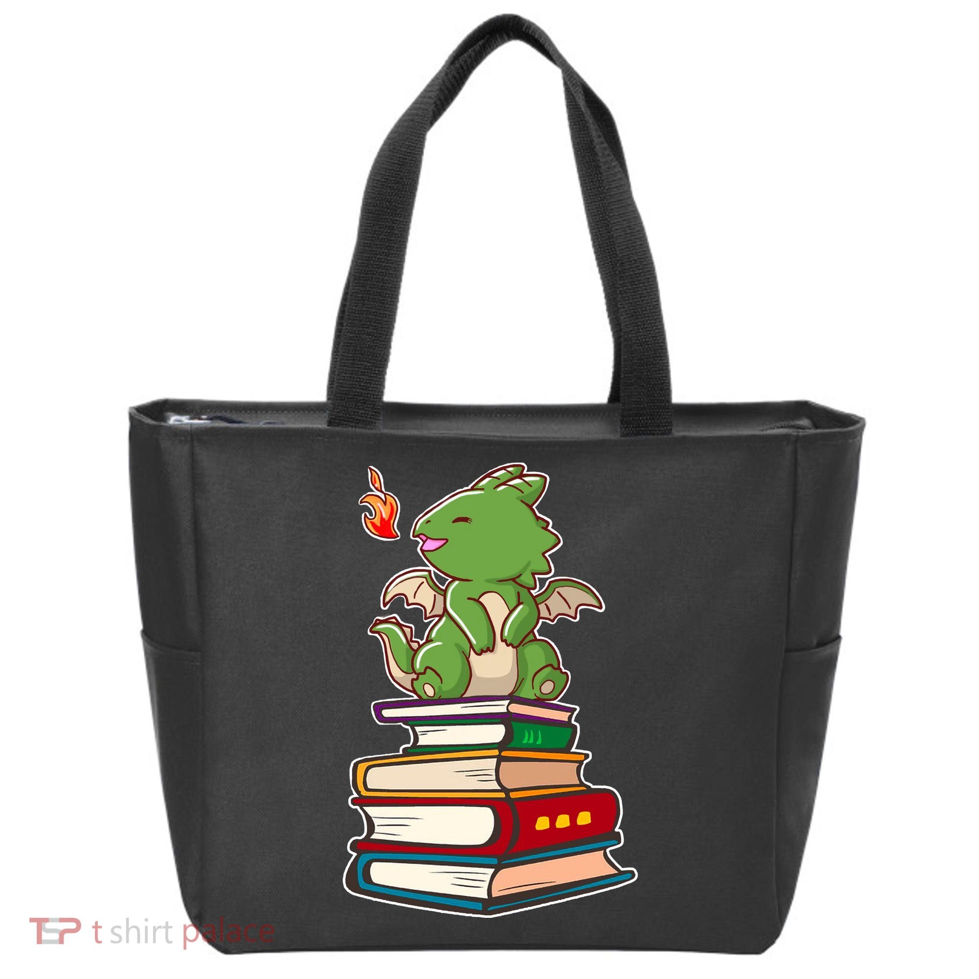 Book-Wrym Kawii Dragon Tote Bag