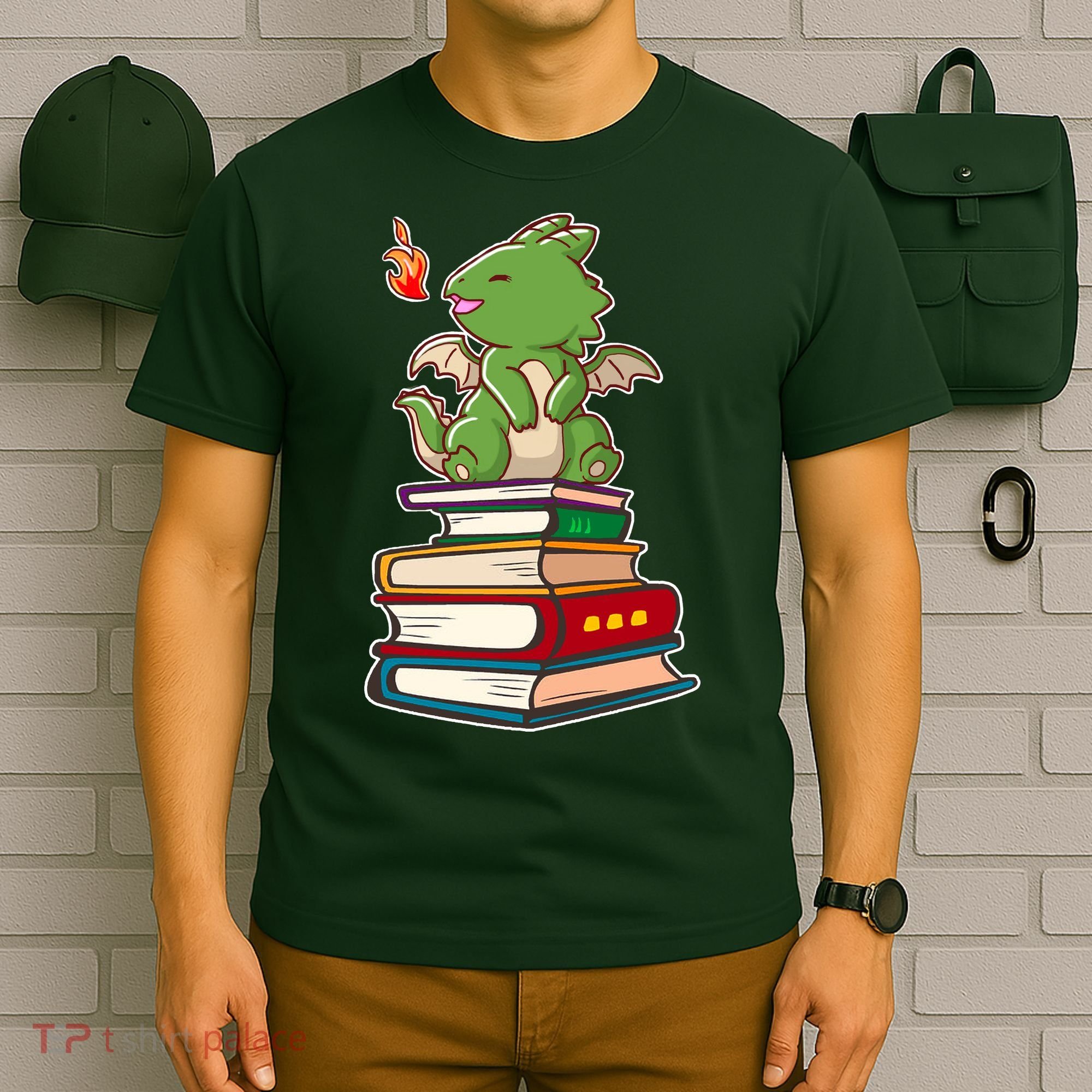 Book-Wrym Kawii Dragon T-Shirt