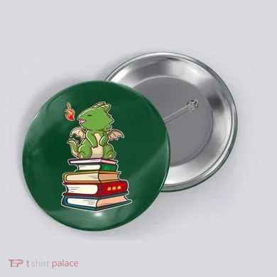 Book-Wrym Kawii Dragon Button