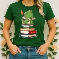 Book-Wrym Kawii Dragon Women's T-Shirt thumb 2