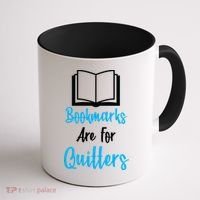 Bookmarks Are For Quitters Coffee Mug thumb 1