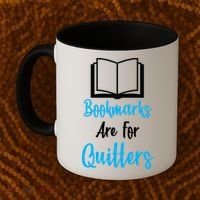 Bookmarks Are For Quitters Coffee Mug thumb 2