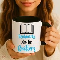 Bookmarks Are For Quitters Coffee Mug thumb 3