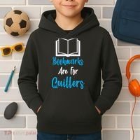 Bookmarks Are For Quitters Kids Hoodie thumb 2