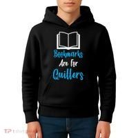 Bookmarks Are For Quitters Kids Hoodie thumb 4