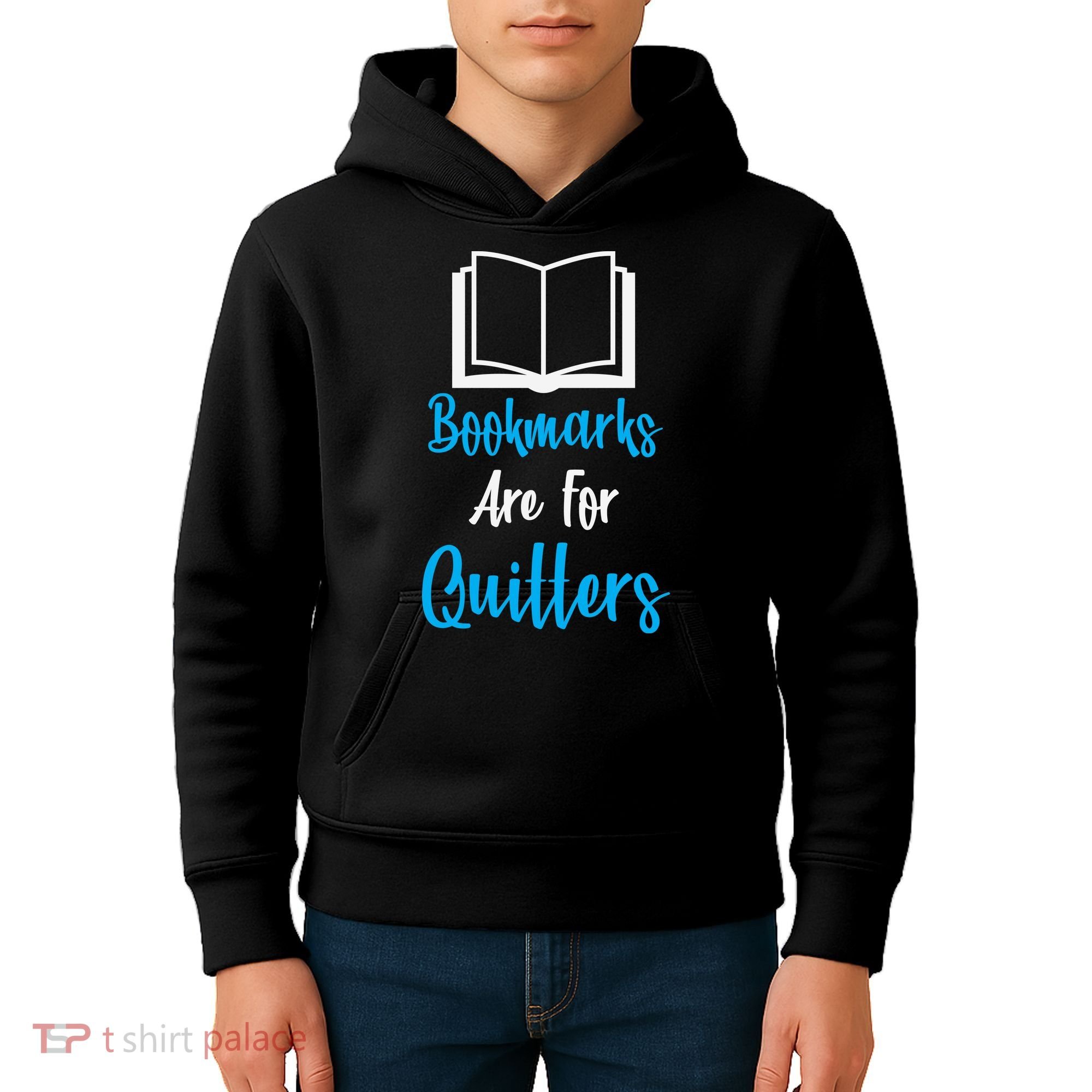 Bookmarks Are For Quitters Kids Hoodie