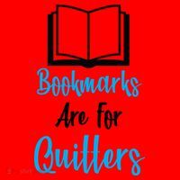 Bookmarks Are For Quitters Santa Hat thumb 1