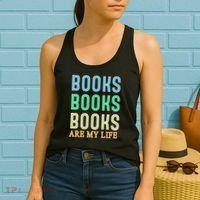 Books Are My Life Book Quotes Essential Women's Tank Top thumb 2