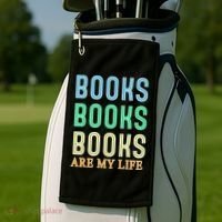 Books Are My Life Book Quotes Essential Golf Towel thumb 2