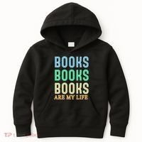 Books Are My Life Book Quotes Essential Kids Hoodie thumb 0
