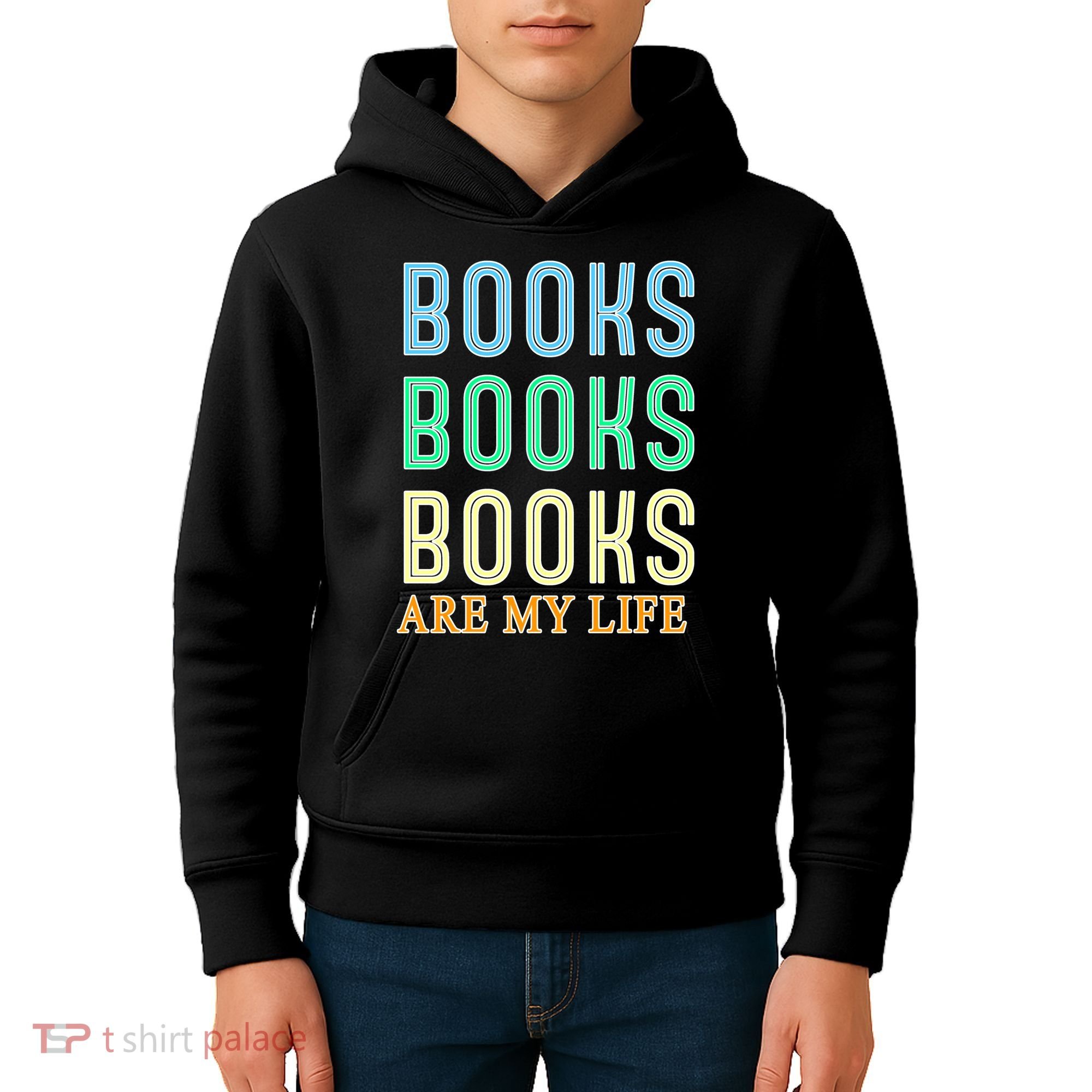 Books Are My Life Book Quotes Essential Kids Hoodie