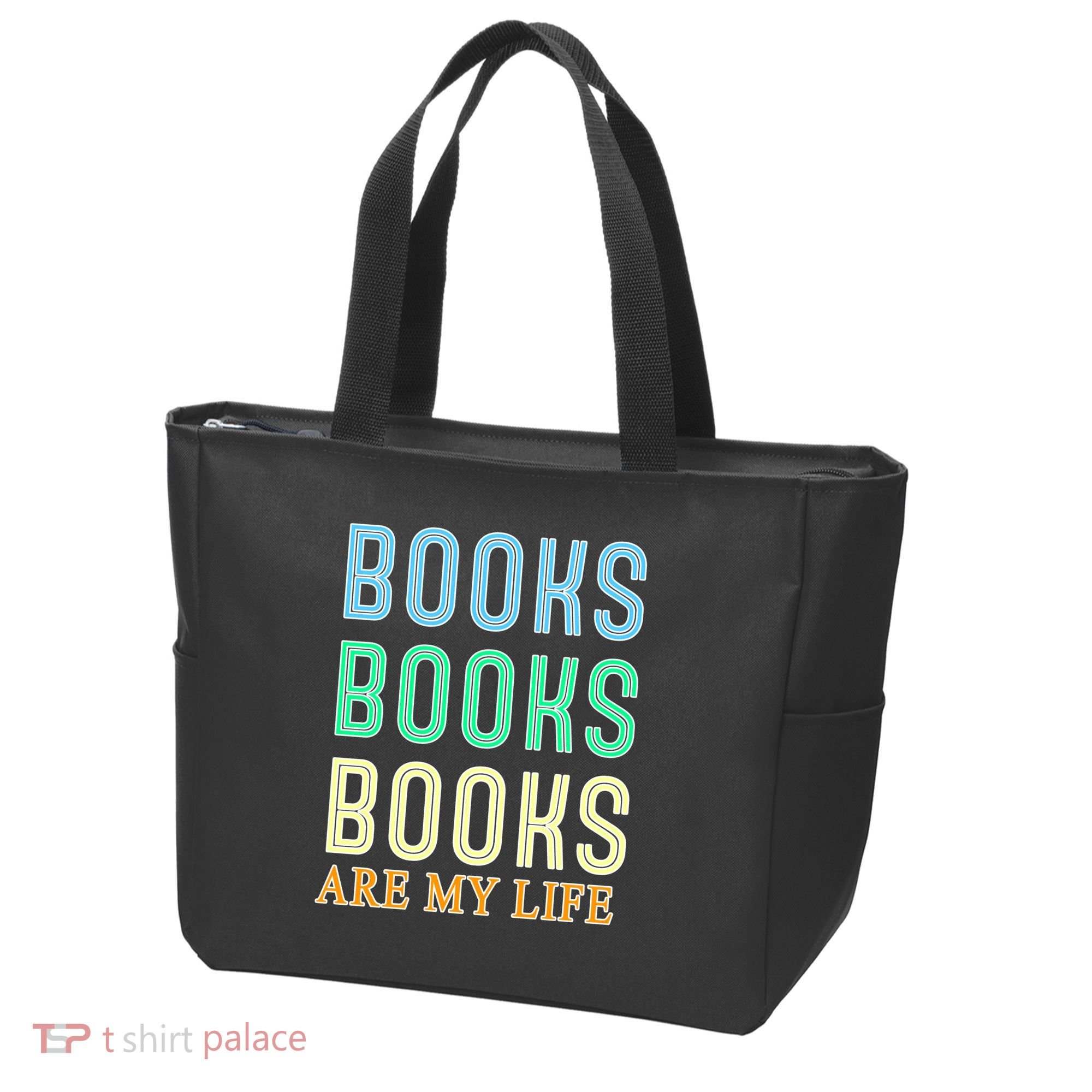 Books Are My Life Book Quotes Essential Tote Bag