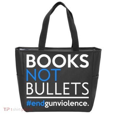 Books Not Bullets Tote Bag