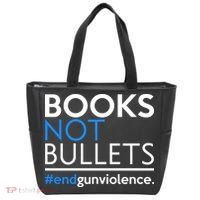 Books Not Bullets Tote Bag thumb 0