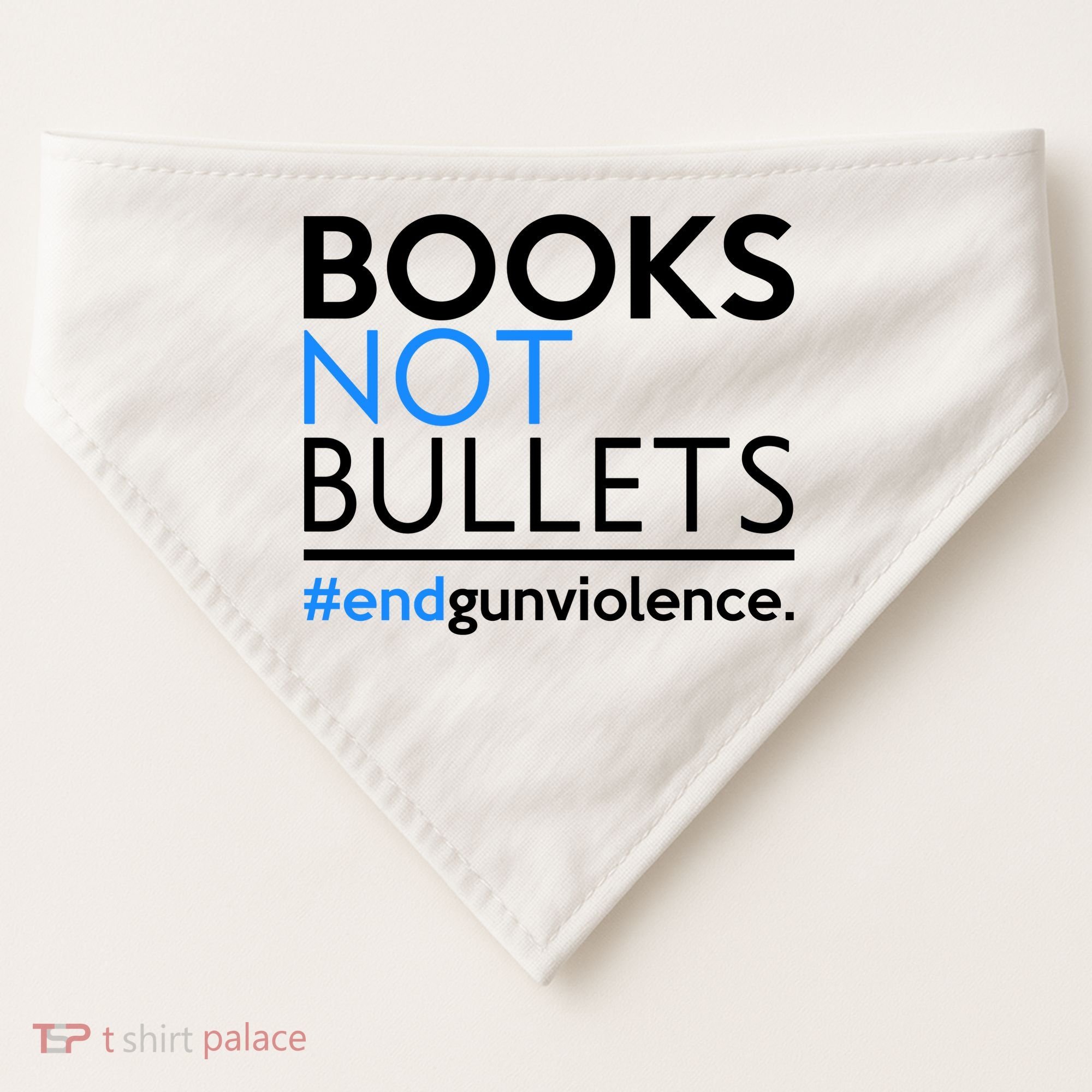 Books Not Bullets USA-Made Doggie Bandana