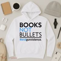 Books Not Bullets Hoodie thumb 3