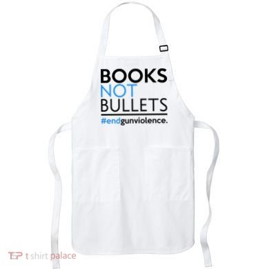 Books Not Bullets Apron