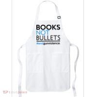 Books Not Bullets Apron thumb 0