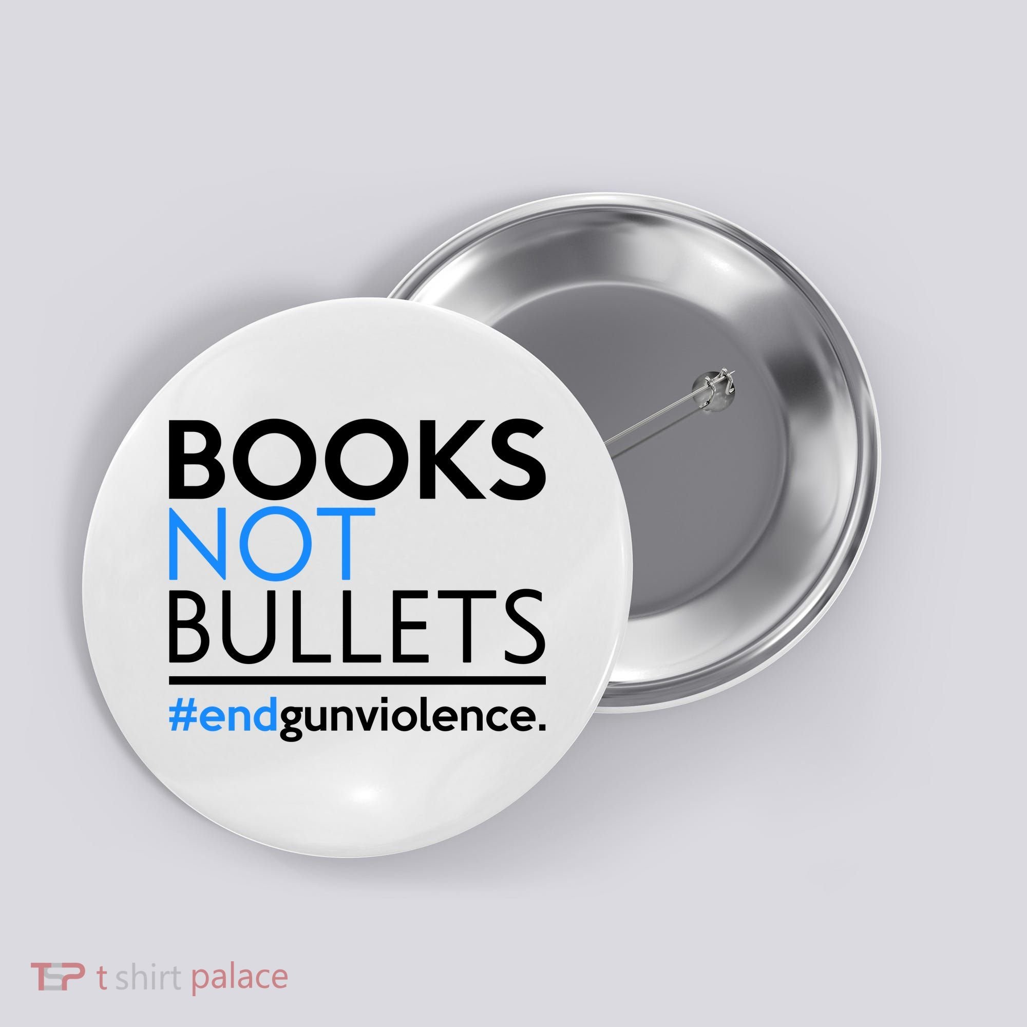 Books Not Bullets Button