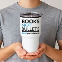 Books Not Bullets Tumbler thumb 2